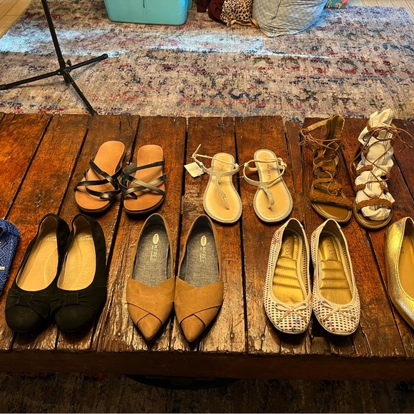 Lace up gladiator sandals in cognac - Picture 10 of 10